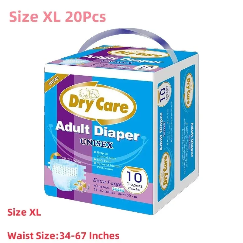 Diapering - 20 ชิ้น ผ้าอ้อมผู้ใหญ่แบบใช้แล้วทิ้ง ซึมซับสูง สำหรับกลางคืน ระบายอากาศได้ดี