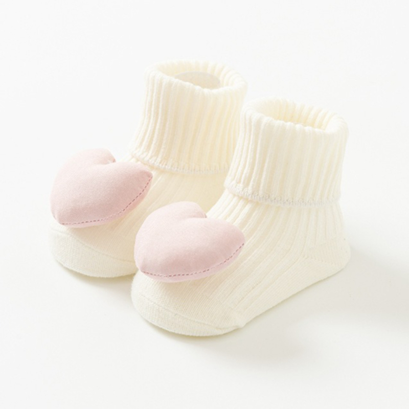 Unisex Baby Socks Non Slip - ถุงเท้าเด็กอ่อนลายการ์ตูนน่ารัก อุ่นสบายสำหรับฤดูหนาว ฤดูใบไม้ผลิ และฤดูใบไม้ร่วง ถุงเท้ากันลื่นสำหรับเด็กแรกเกิดถึง 24