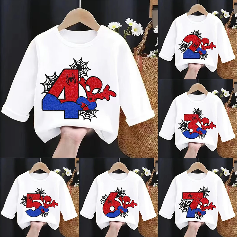 เสื้อยืดแขนยาวลายสไปเดอร์แมนสำ - Baby Clothes บทวิจารณ์และราคา