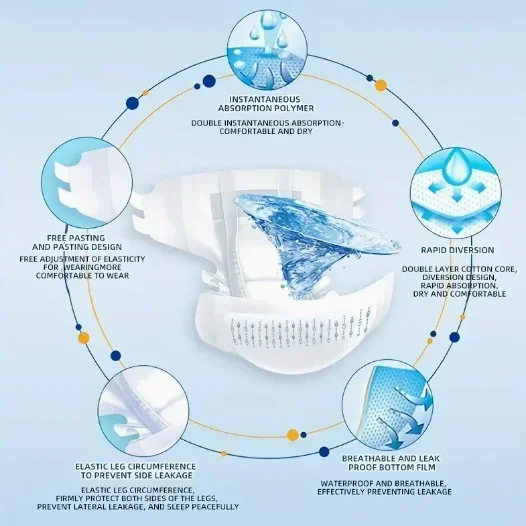 20 ชิ้น ผ้าอ้อมผู้ใหญ่แบบใช้แล - Diapering บทวิจารณ์และราคา