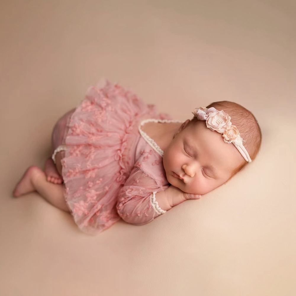 ชุดเดรสเด็กผู้หญิงสีชมพูลูกไม้ - Newborn Baby Girl Romper Floral บทวิจารณ์และราคา