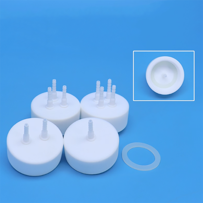 หัวป้อน PTFE แบบเต็ม GL45 ฝาขว - Feeding บทวิจารณ์และราคา