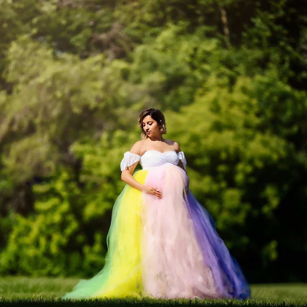 ชุดเดรสยาวสำหรับถ่ายภาพคนท้อง  - Maternity Wear บทวิจารณ์และราคา