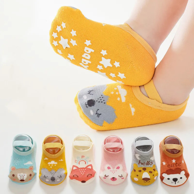 0-3Years ทารกแรกเกิดเด็กทารกถุ - Unisex Baby Socks Non Slip บทวิจารณ์และราคา