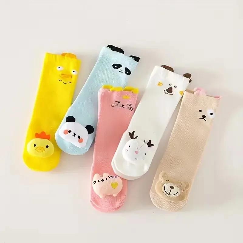 ถุงเท้าเด็กหนานุ่มลายการ์ตูน 3 - Unisex Baby Socks Non Slip บทวิจารณ์และราคา