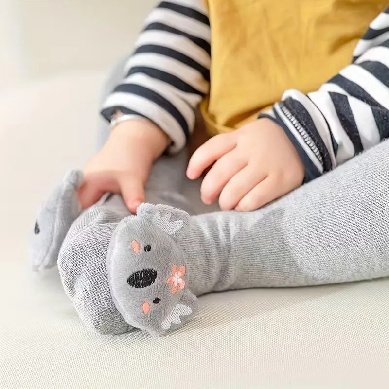 ถุงเท้าเด็กหนานุ่มลายการ์ตูน 3 - Unisex Baby Socks Non Slip บทวิจารณ์และราคา